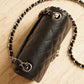 CHANEL CLASSIC MINI SQUARE | BLACK