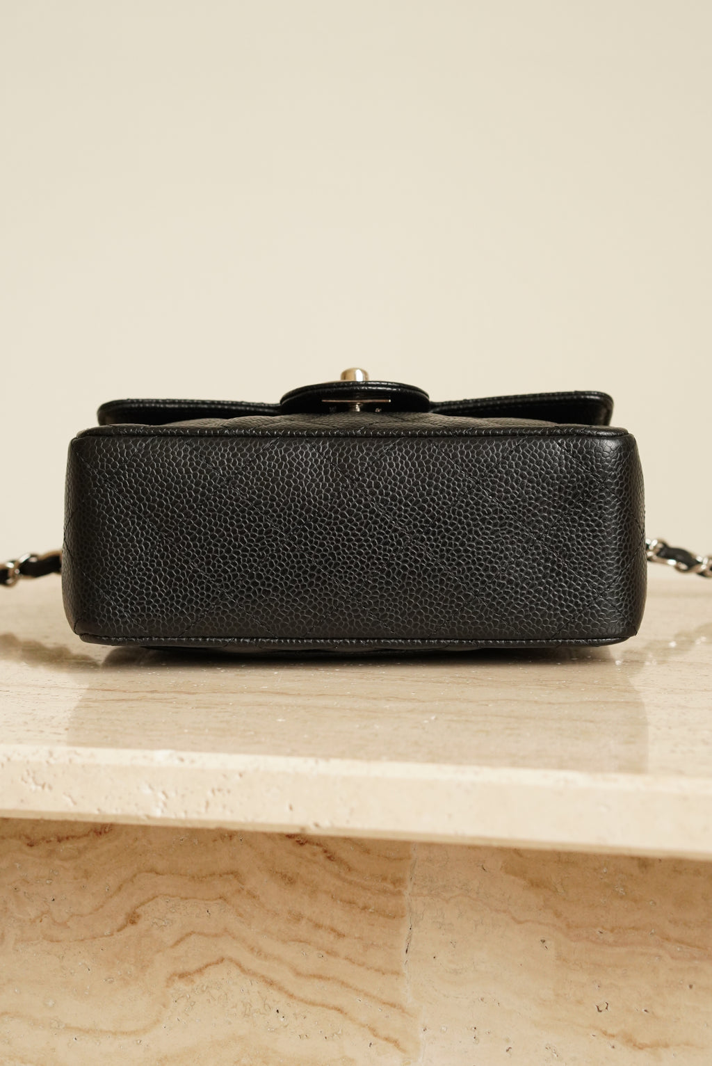 CHANEL CLASSIC MINI SQUARE | BLACK