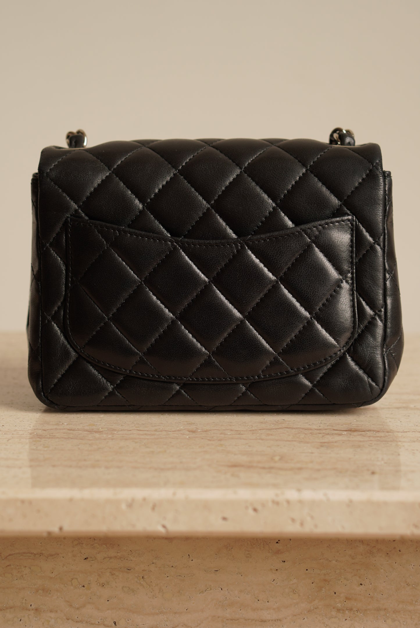 CHANEL CLASSIC MINI SQUARE | BLACK