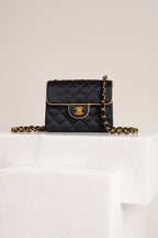 CHANEL CLASSIC MINI SQUARE | BLACK