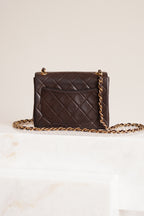 CHANEL CLASSIC MINI SQUARE | DARK BROWN