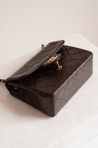 CHANEL CLASSIC MINI SQUARE | DARK BROWN