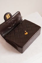 CHANEL CLASSIC MINI SQUARE | DARK BROWN