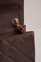 CHANEL CLASSIC MINI SQUARE | DARK BROWN