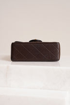 CHANEL CLASSIC MINI SQUARE | DARK BROWN