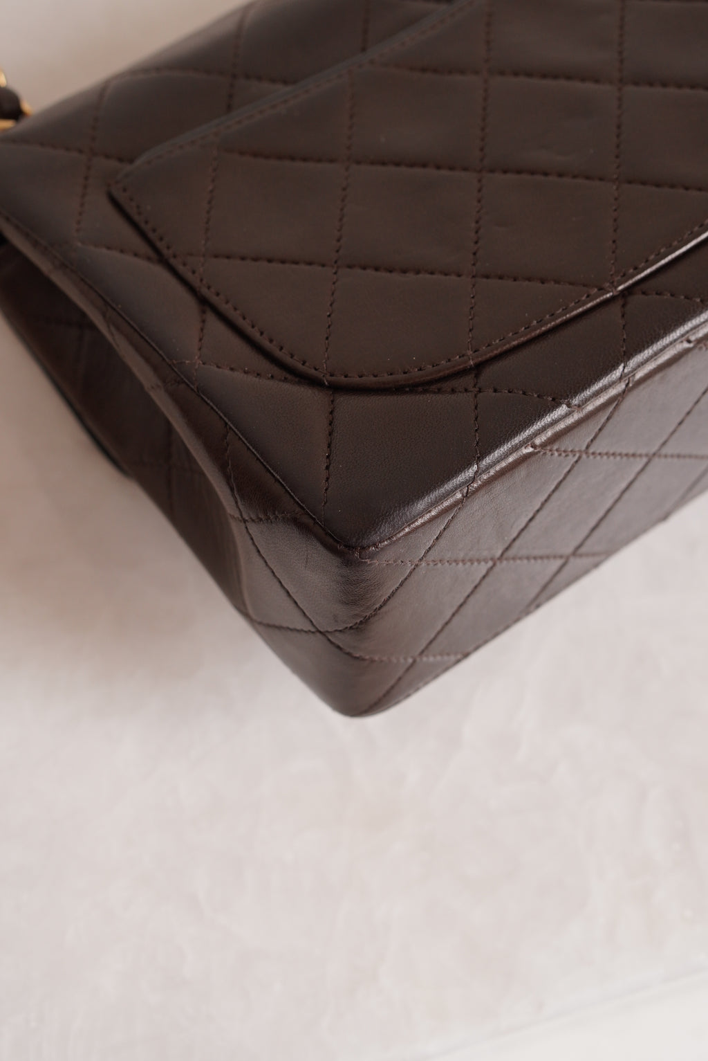 CHANEL CLASSIC MINI SQUARE | DARK BROWN