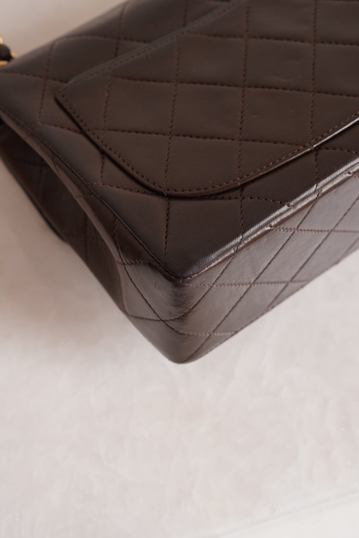 CHANEL CLASSIC MINI SQUARE | DARK BROWN