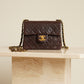 CHANEL CLASSIC MINI SQUARE | DARK BROWN