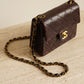 CHANEL CLASSIC MINI SQUARE | DARK BROWN