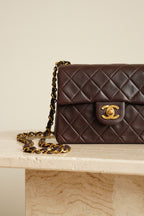 CHANEL CLASSIC MINI SQUARE | DARK BROWN