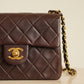 CHANEL CLASSIC MINI SQUARE | DARK BROWN