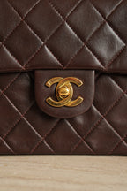 CHANEL CLASSIC MINI SQUARE | DARK BROWN