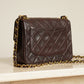 CHANEL CLASSIC MINI SQUARE | DARK BROWN