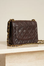 CHANEL CLASSIC MINI SQUARE | DARK BROWN