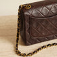 CHANEL CLASSIC MINI SQUARE | DARK BROWN
