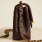CHANEL CLASSIC MINI SQUARE | DARK BROWN