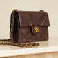 CHANEL CLASSIC MINI SQUARE | DARK BROWN