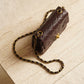 CHANEL CLASSIC MINI SQUARE | DARK BROWN