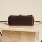 CHANEL CLASSIC MINI SQUARE | DARK BROWN