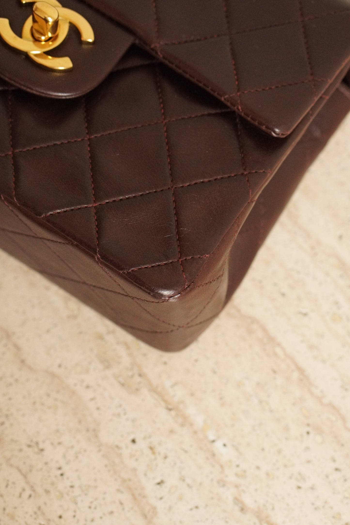 CHANEL CLASSIC MINI SQUARE | DARK BROWN