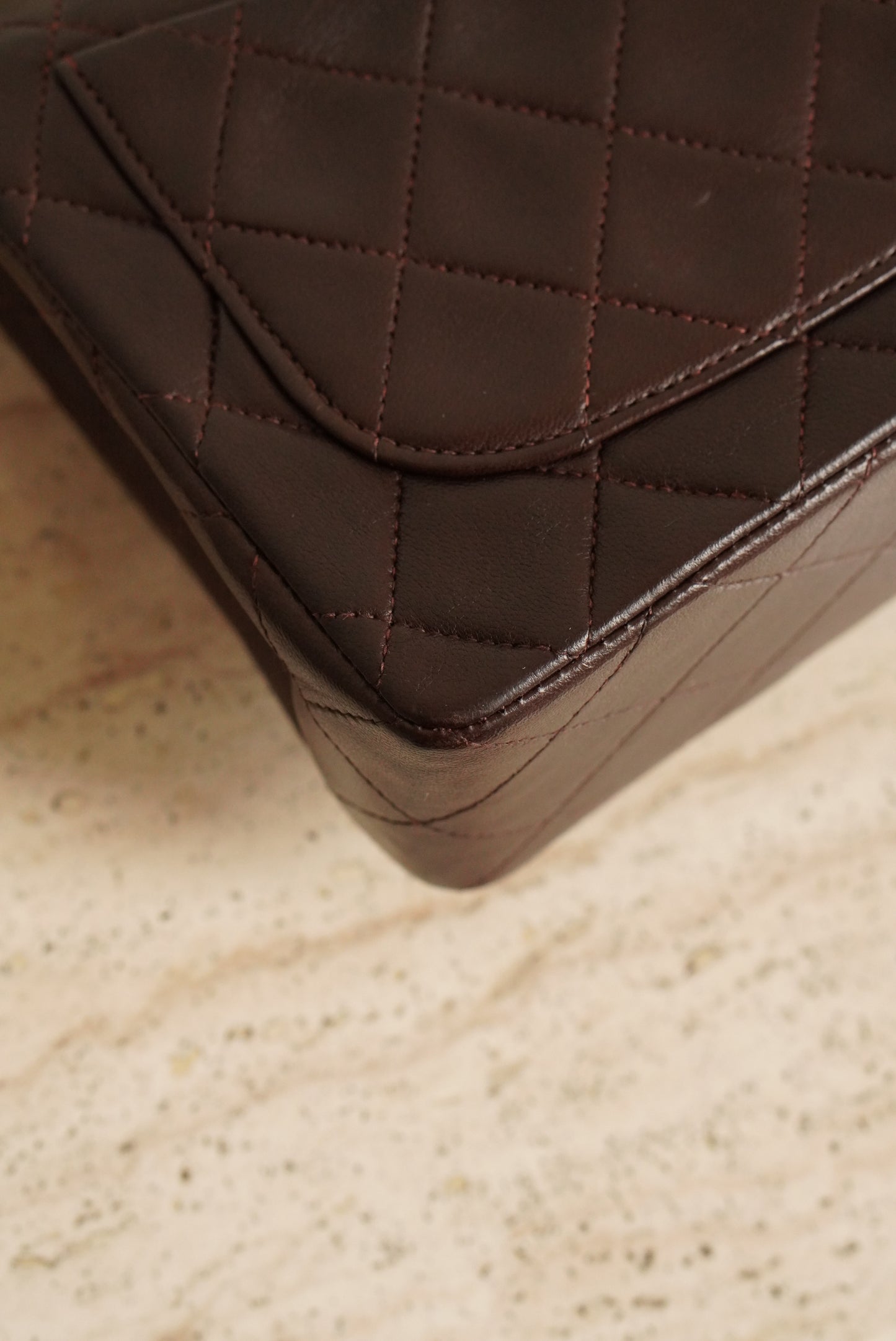 CHANEL CLASSIC MINI SQUARE | DARK BROWN