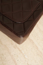 CHANEL CLASSIC MINI SQUARE | DARK BROWN