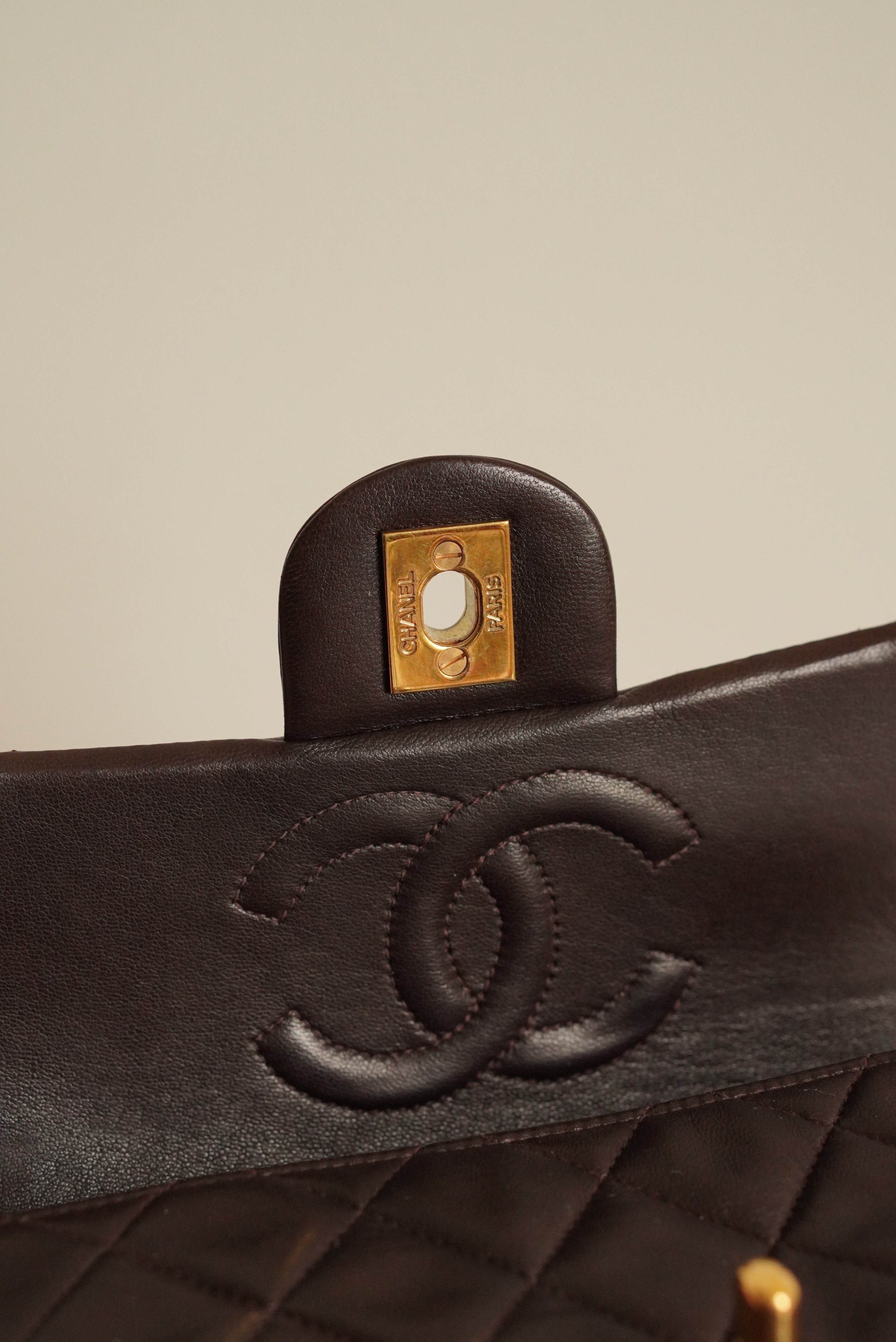 CHANEL CLASSIC MINI SQUARE | DARK BROWN