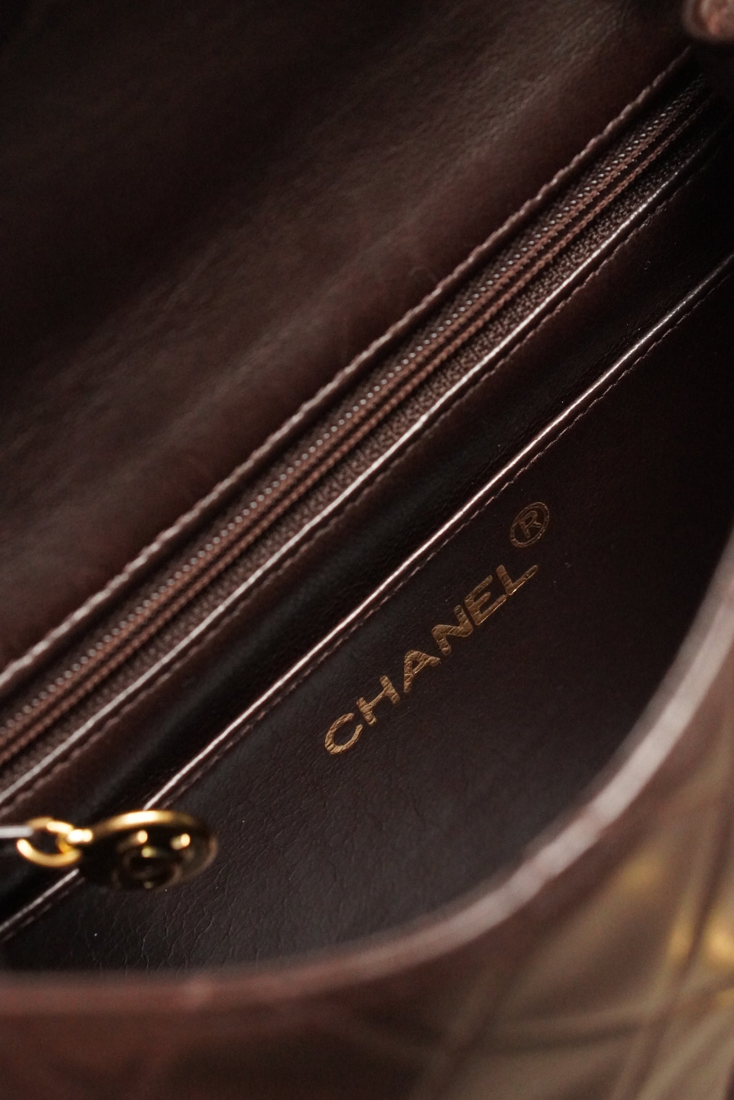 CHANEL CLASSIC MINI SQUARE | DARK BROWN