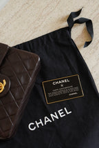 CHANEL CLASSIC MINI SQUARE | DARK BROWN