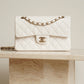 CHANEL CLASSIC 22B SMALL DOUBLE FLAP | WHITE