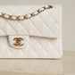 CHANEL CLASSIC 22B SMALL DOUBLE FLAP | WHITE