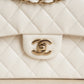 CHANEL CLASSIC 22B SMALL DOUBLE FLAP | WHITE