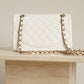 CHANEL CLASSIC 22B SMALL DOUBLE FLAP | WHITE