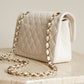 CHANEL CLASSIC 22B SMALL DOUBLE FLAP | WHITE