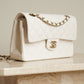 CHANEL CLASSIC 22B SMALL DOUBLE FLAP | WHITE