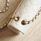CHANEL CLASSIC 22B SMALL DOUBLE FLAP | WHITE