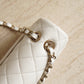 CHANEL CLASSIC 22B SMALL DOUBLE FLAP | WHITE