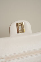 CHANEL CLASSIC 22B SMALL DOUBLE FLAP | WHITE
