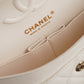 CHANEL CLASSIC 22B SMALL DOUBLE FLAP | WHITE