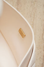 CHANEL CLASSIC 22B SMALL DOUBLE FLAP | WHITE
