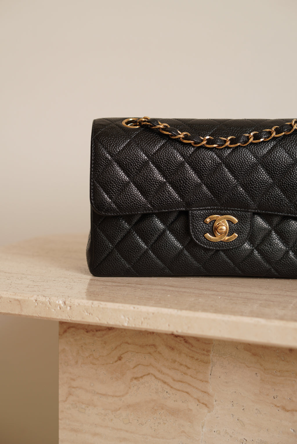 CHANEL CLASSIC SMALL DOUBLE FLAP | BLACK