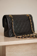 CHANEL CLASSIC SMALL DOUBLE FLAP | BLACK