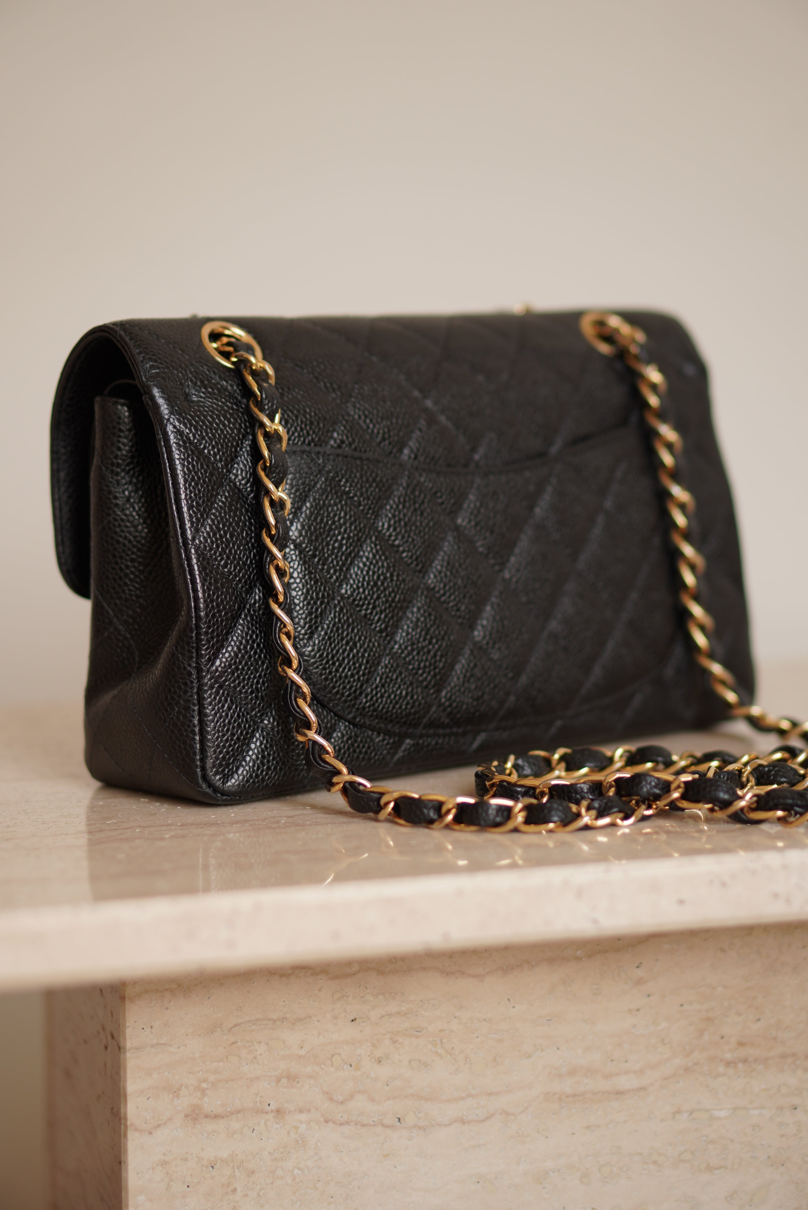 CHANEL CLASSIC SMALL DOUBLE FLAP | BLACK