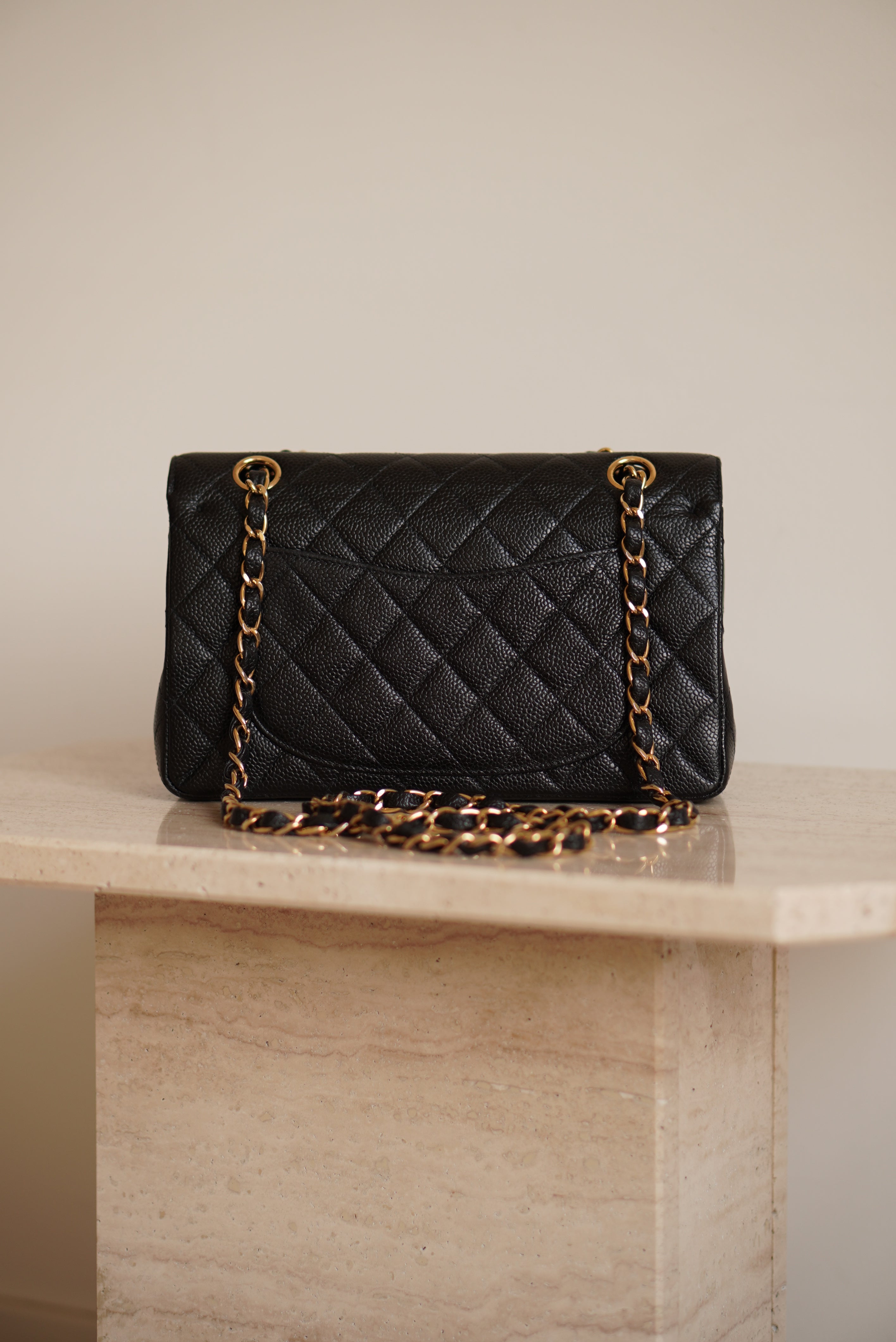 CHANEL CLASSIC SMALL DOUBLE FLAP | BLACK