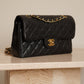 CHANEL CLASSIC SMALL DOUBLE FLAP | BLACK