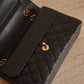 CHANEL CLASSIC SMALL DOUBLE FLAP | BLACK