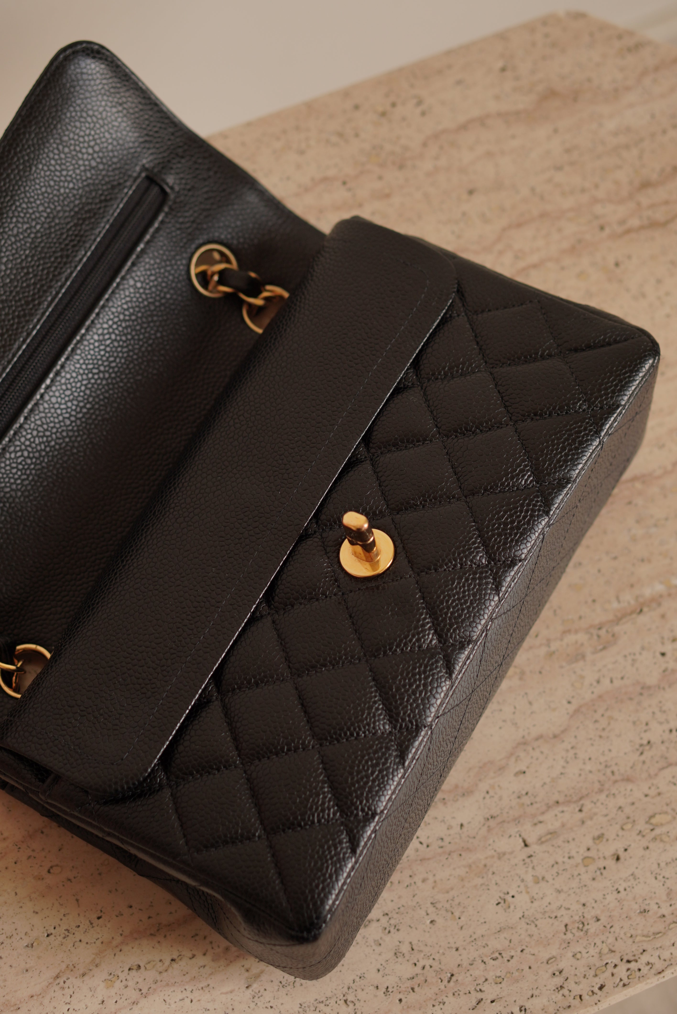 CHANEL CLASSIC SMALL DOUBLE FLAP | BLACK