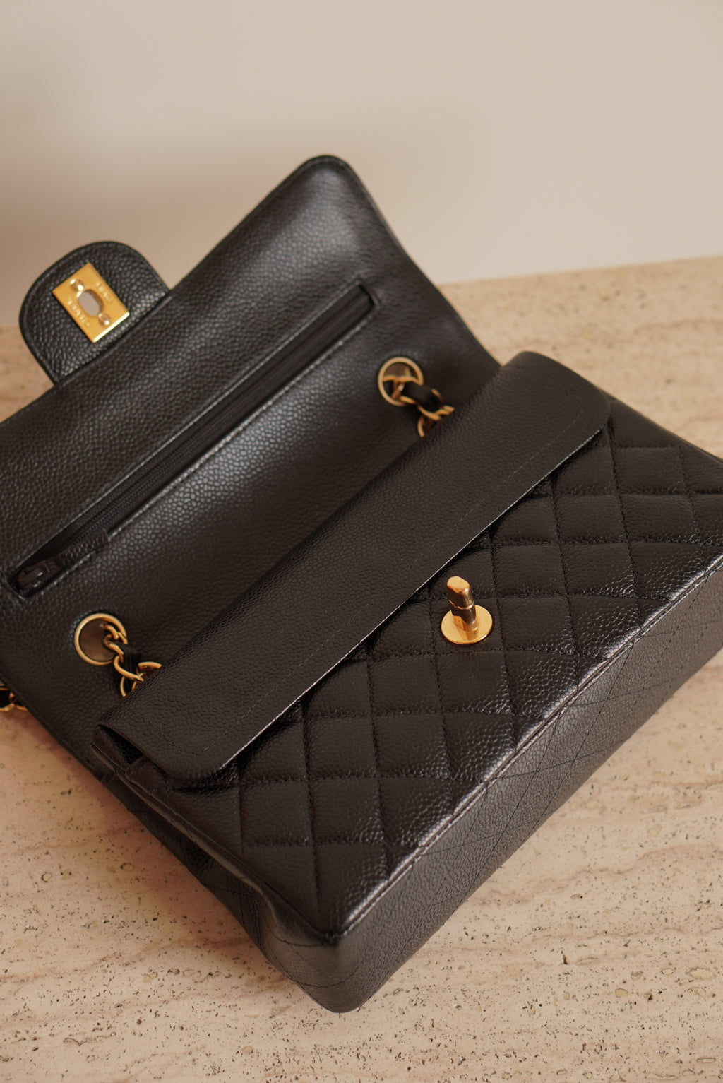 CHANEL CLASSIC SMALL DOUBLE FLAP | BLACK