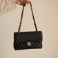 CHANEL CLASSIC SMALL DOUBLE FLAP | BLACK