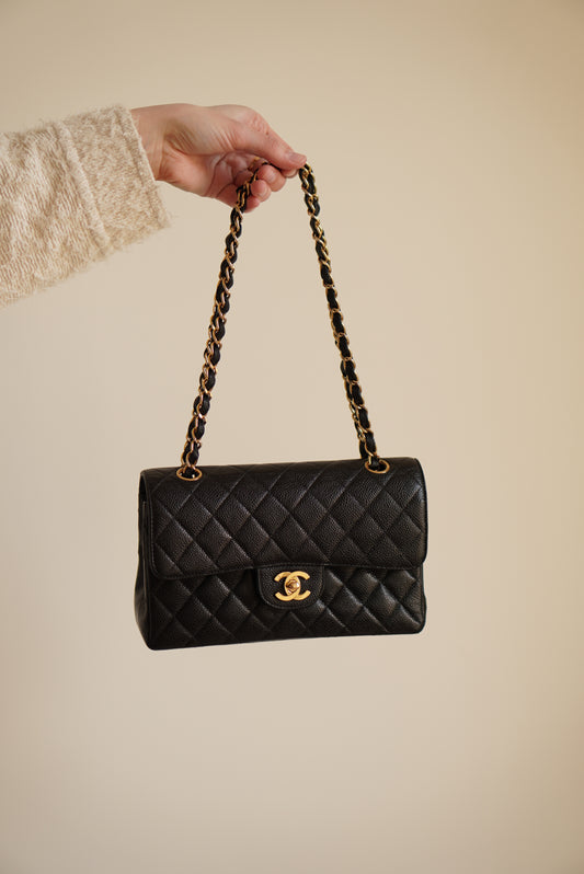 CHANEL CLASSIC SMALL DOUBLE FLAP | BLACK